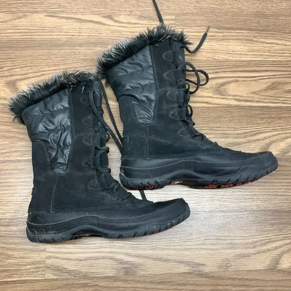 The North Face Women’s  200 Gram‎ Insultated Boot Black Size 8 Primaloft